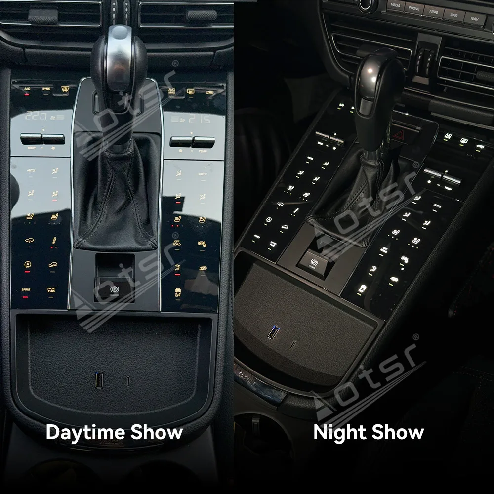 For Porsche Cayenne Macan 2010~2021 Full Touch Screen Saddle  LCD Touch Panel Dash Car Interior Modification Center