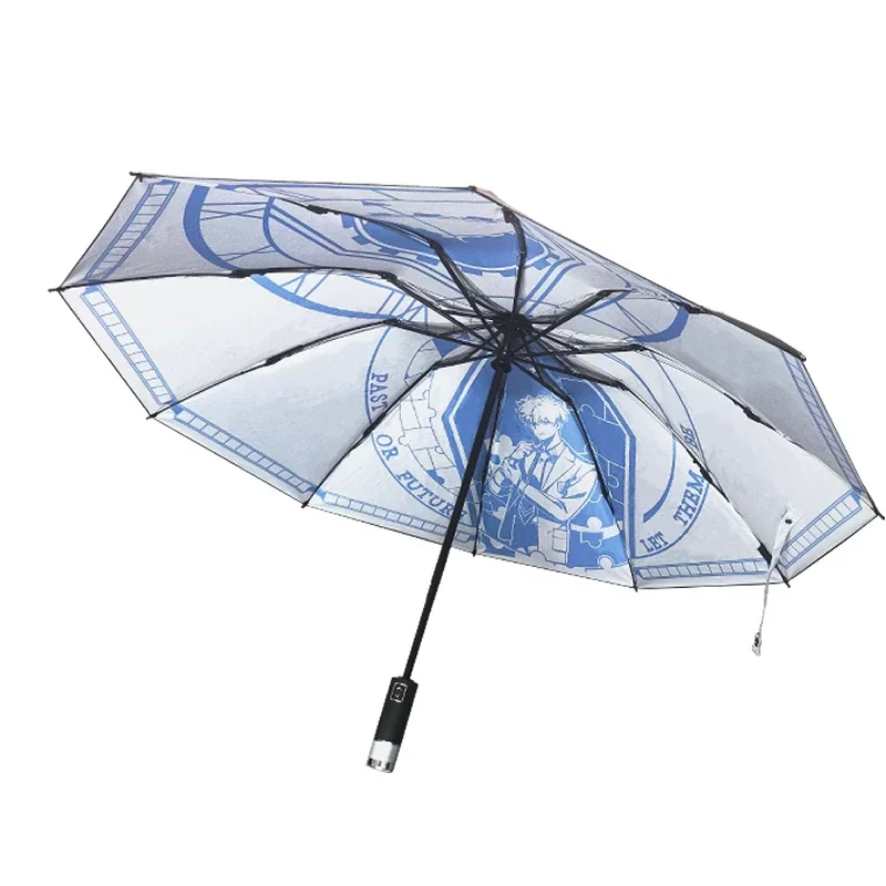 Game Link Click Charles Lucas Fashion Cosplay Portable Parasol Windproof Rain Sunny Fold Automatic All-weather Umbrella Gift