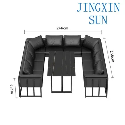 Hot pot restaurant Industrial wind clear bar Pub Bar Table and chair combination Cafe BBQ shop Negotiation room Card seat sofa