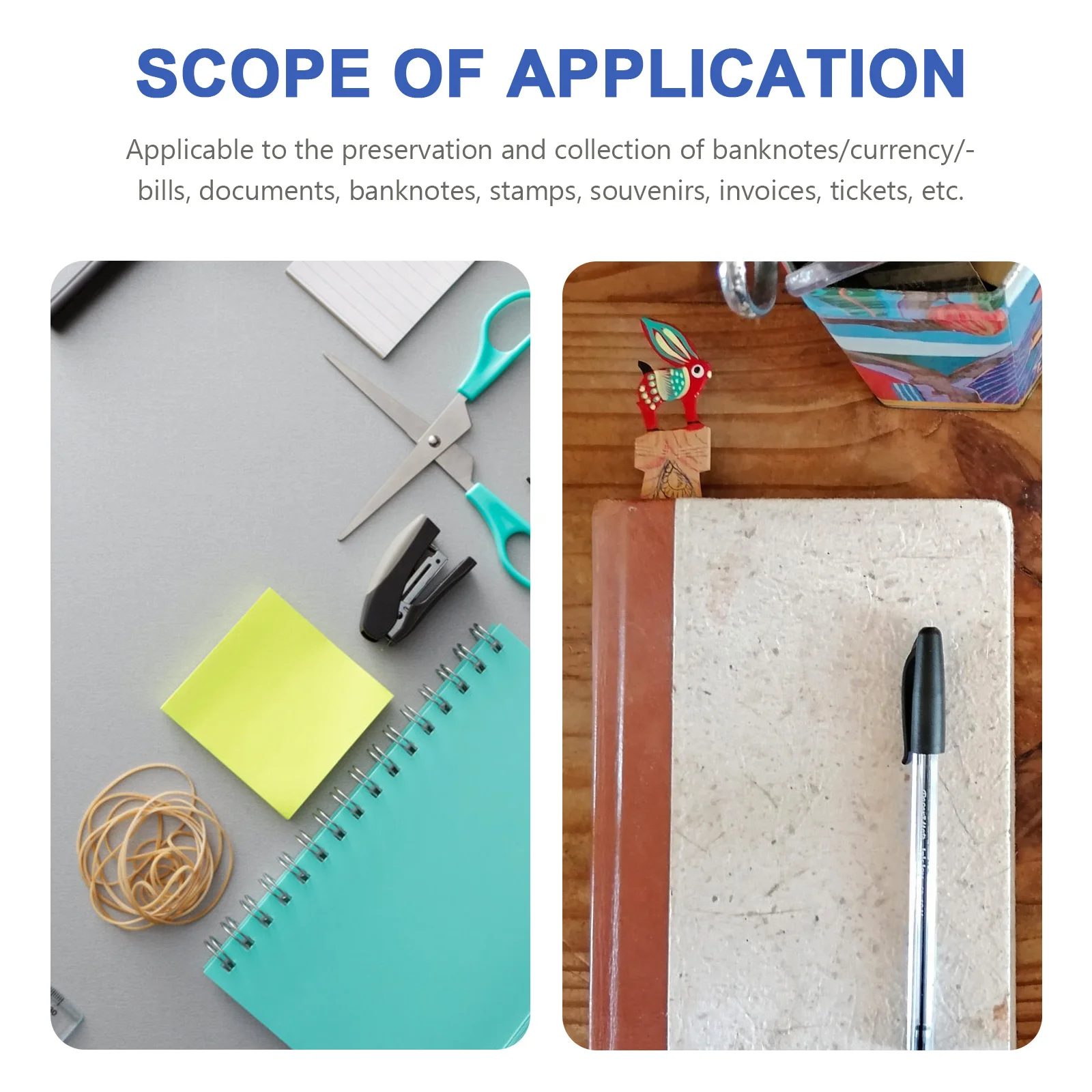 100 pçs transparente notas capas protetoras claro suportes de dinheiro mangas de armazenamento de moeda para coletores organizador de dinheiro