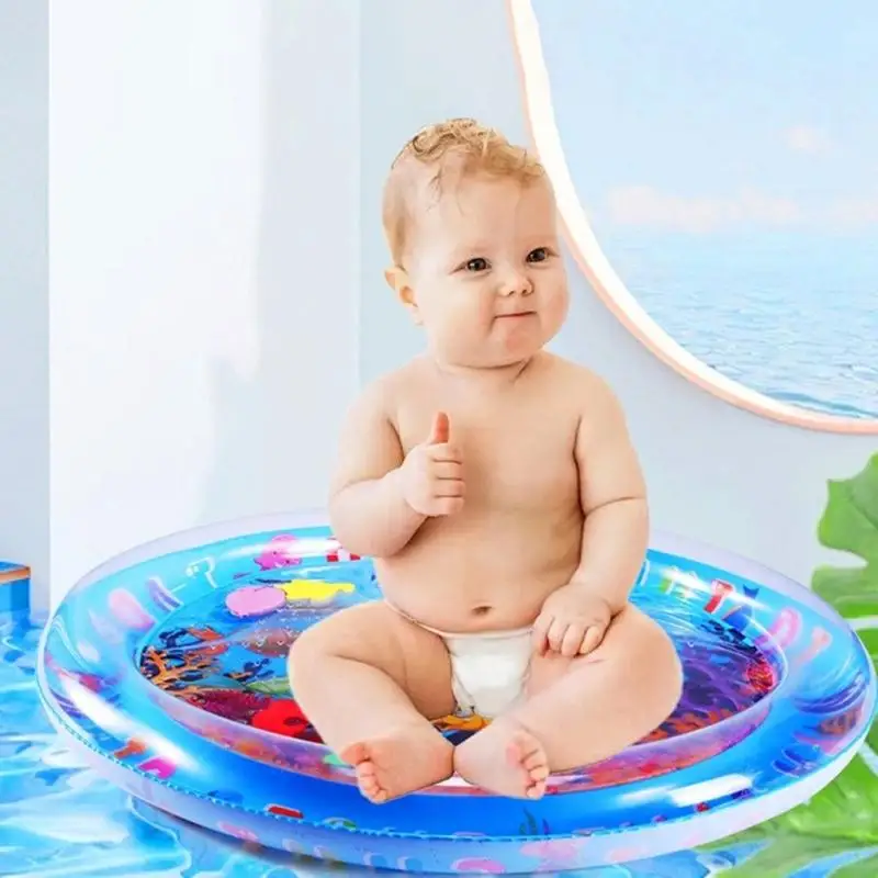 M89C Motor Skill Development Water Pad cuenta juguete flotante y diseño texturizado para práctica gateo infantil