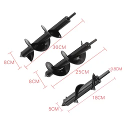 Hexagonal Handle Ground Auger Bit, Jardim Estufa Plantio, cavando Buracos, soltando o solo, furadeira elétrica, acessórios da ferramenta, 1Pc