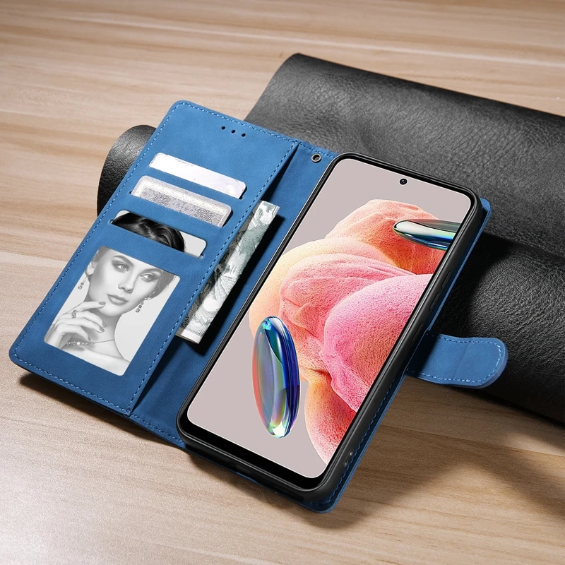 Brieftaschen-Lederhülle mit Kartenfach und Magnetverschluss für Xiaomi 17T 15T Poco X8/M8 Pro C85 Redmi 17C 15C Note 15 Pro+ – Detail 10