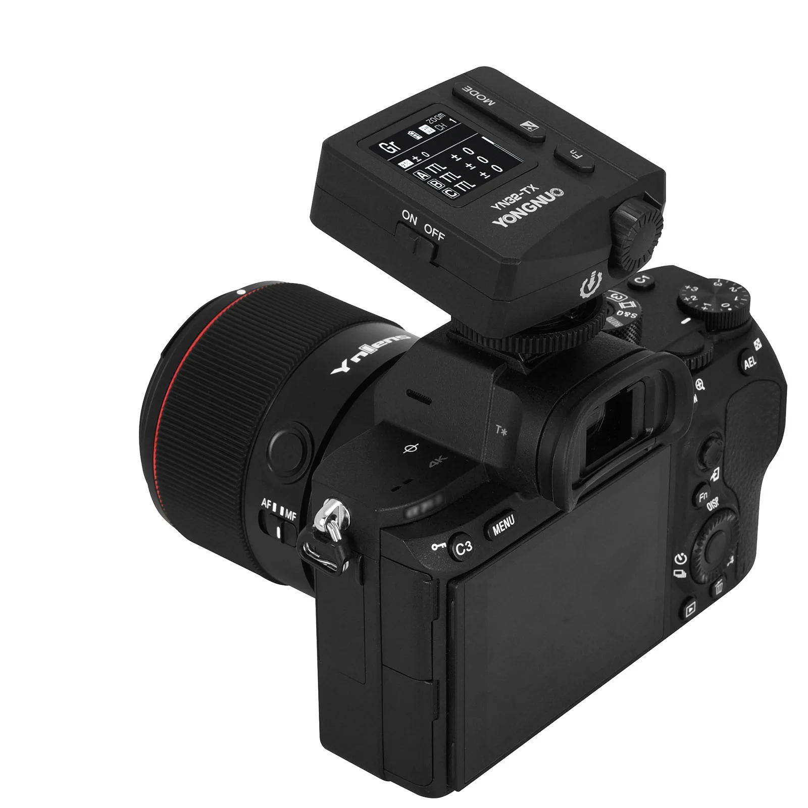 YONGNUO TTL Wireless Flash Transmitter YN32-TX HSS Trigger For Mi Hot Shoe Interface Sony Mirrorless Camera