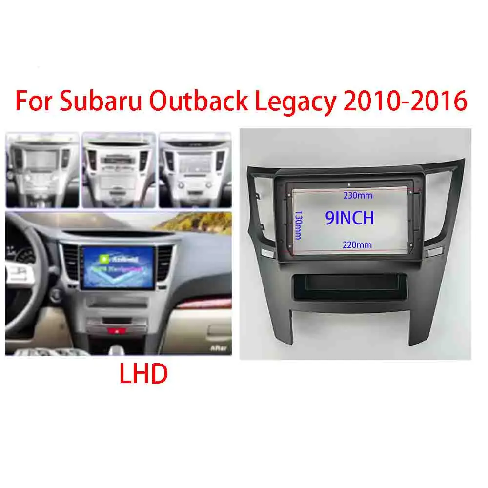 

7/9 Inch Car Frame Fascia Adapter For Subaru Outback Legacy 2010-2016 Android Radio Dash Fitting Panel Kit