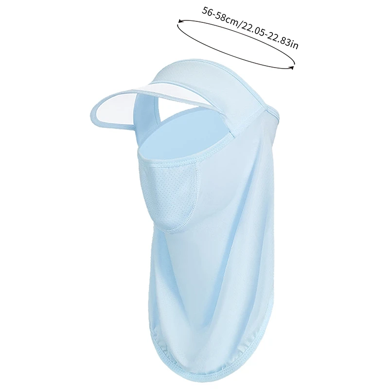 1pcs Outdoor Sunscreen Golf Sun Proof Ice Silk Bib Men Women Collar Fishing Riding Uv Protect Neckline Mask Summer