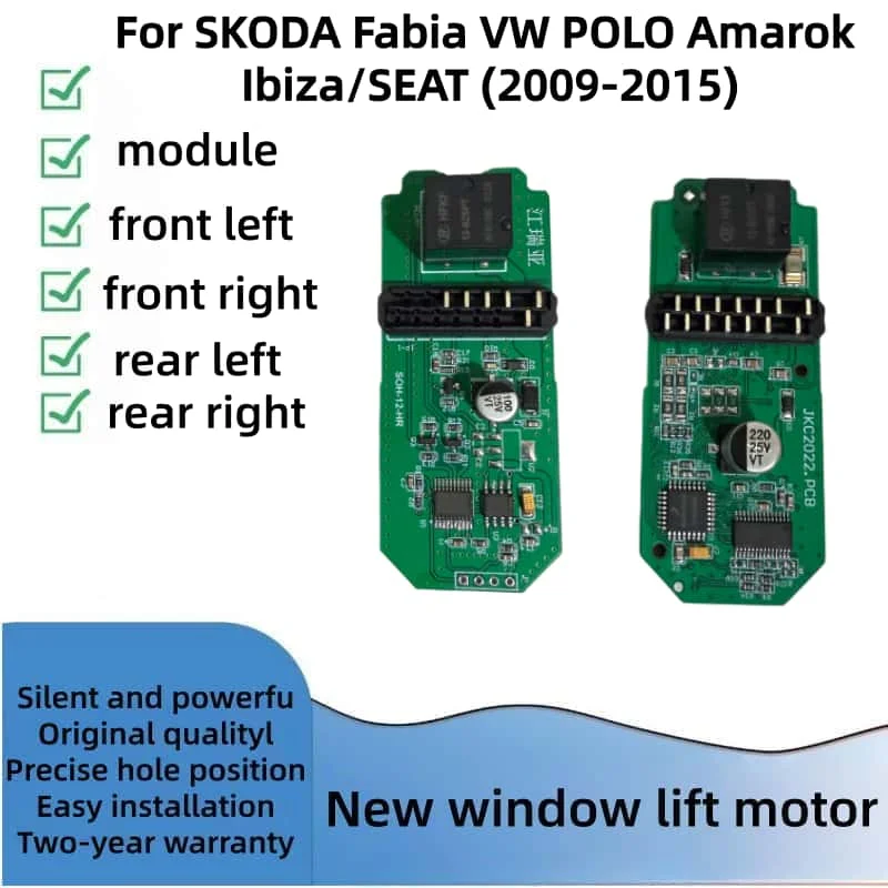 Image of Fensterheber-Modul PCB-Leiterplatte für VW Polo Amarok Skoda Fabia Rapid SEAT Ibiza 6j 6R0959801 6R0959802 6R0959811 6R0959812