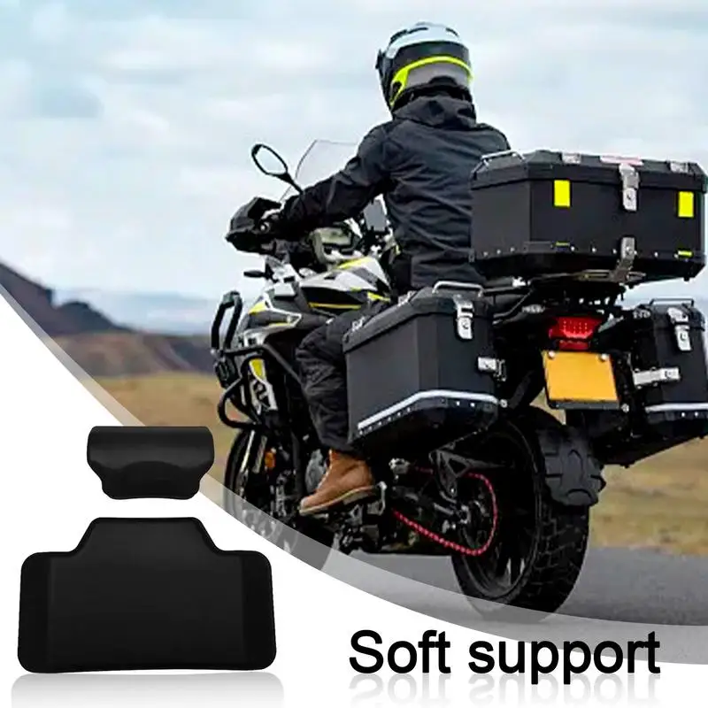 Motorcycle Top Box Cushions Rear Top Case Cushion Passenger Backrest Lazy Back Pad Comfortable And Supportive For Long Riding