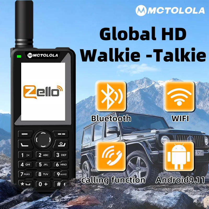MOTOLOLA 4G POC Car Intercom Supports Android Zello System WiFi Long-Distance Communication, Suitable for Fleet Transportation