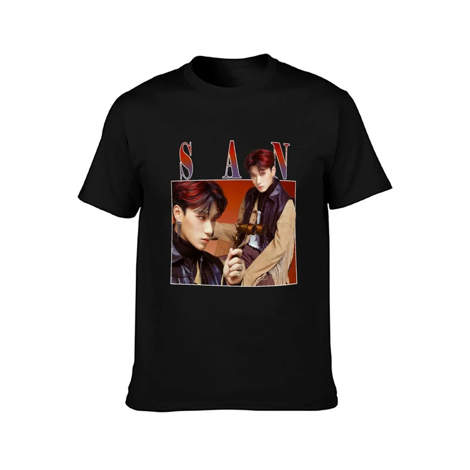 San Ateez T-Shirt Basic Comfort Fit for Men T-Shirt