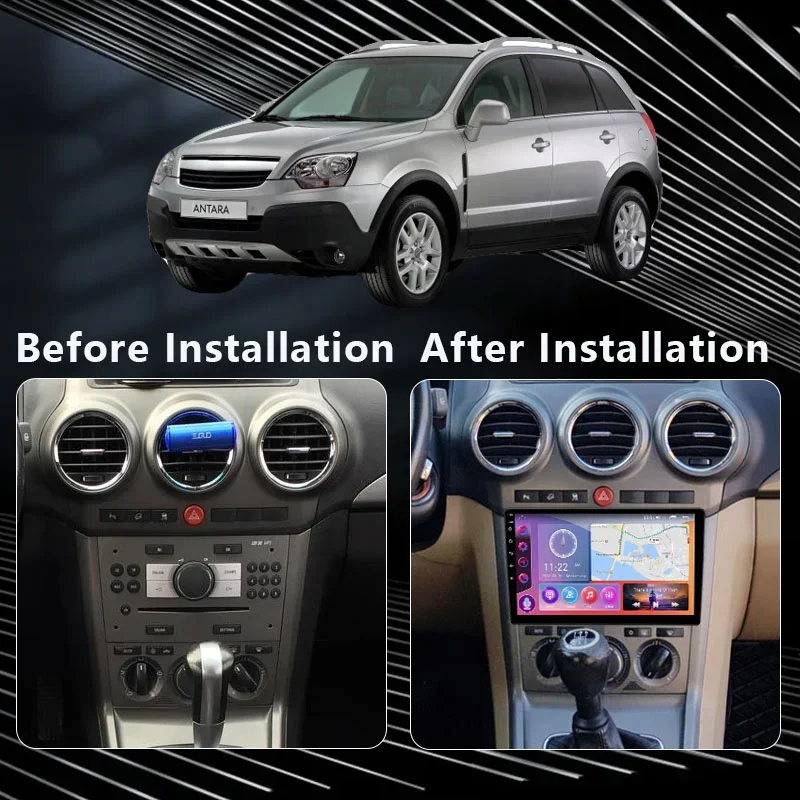 QSZN For Opel Antara 2008 - 2013 2K QLED Android 13 Car Radio Multimedia Video Player GPS AI Voice CarPlay 4G Stereo Head Unit