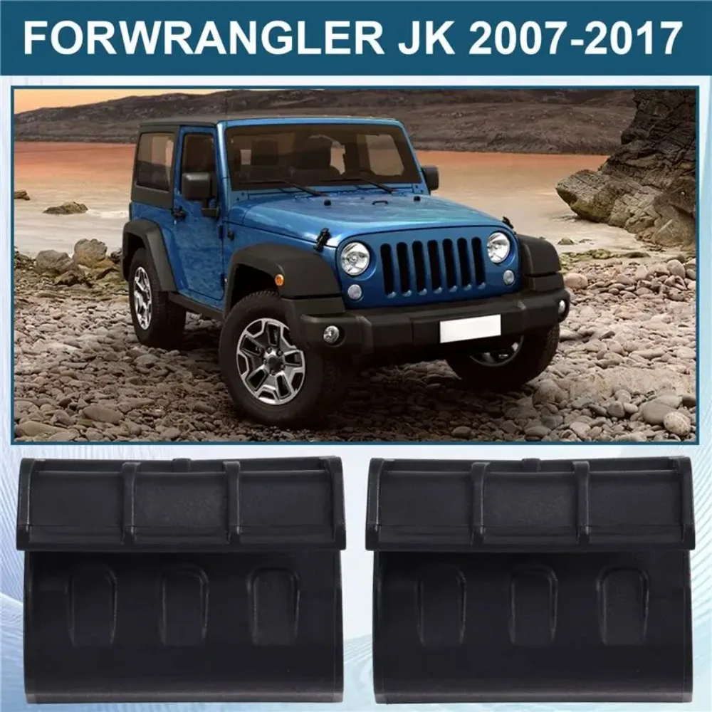 AB96-2PCS Para Jeep Wrangler JK 2007 2008 2009 2010 2011 2012 2013 2014 2015 2016 2017 Retenedor de Ventana de Techo Blando Tras