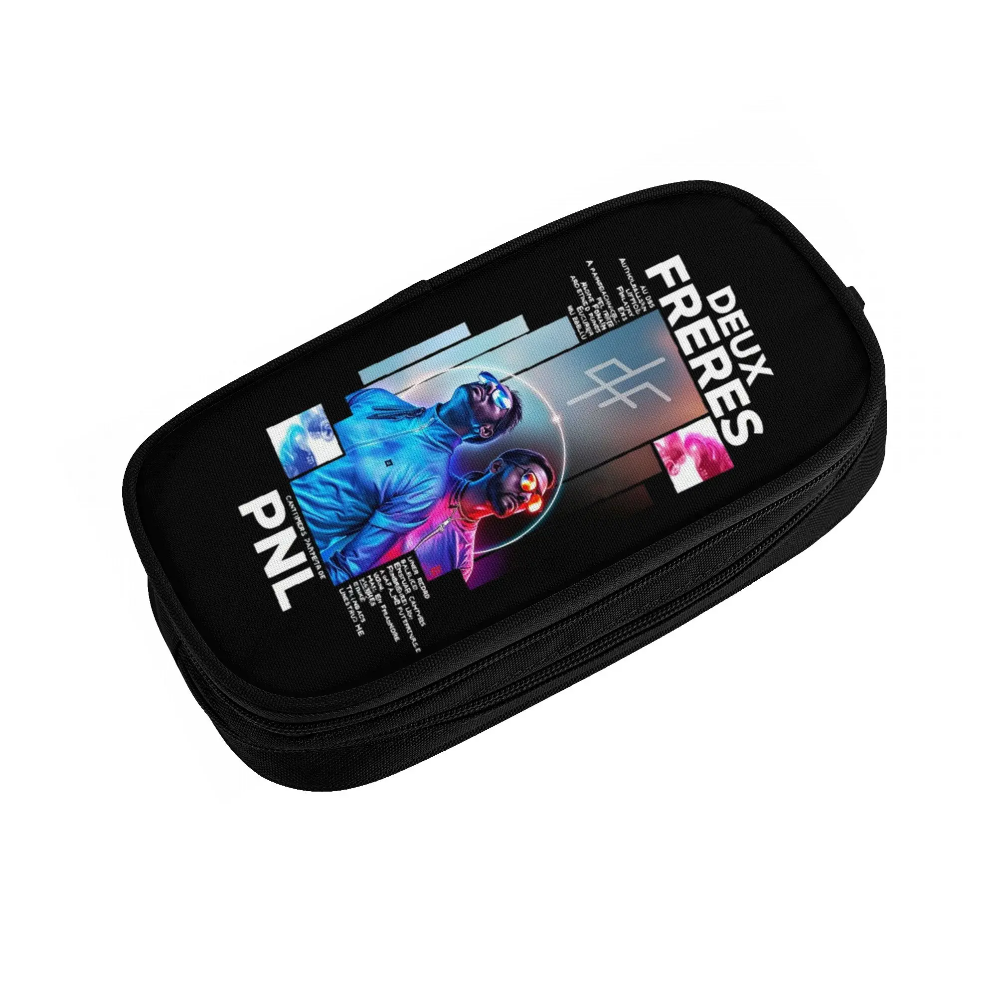 PNL Le Monde Chico  Cute Pencil Case Girl Boy Large Storage French Rapper Mushic  Pencil Pouch Students Stationery