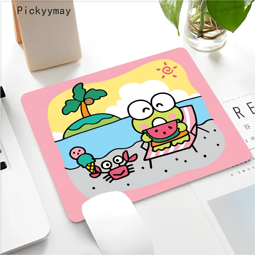 Kawai K-Kero K-Kero K-Keroppi Floor Mat Small Office Computer Desk Mat Table Keyboard Big Mouse Pad Laptop Cushio Home Decor