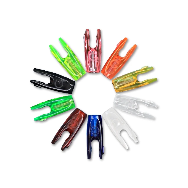 24/50pcs Plastic G Nocks Arrow Pin Nocks Needles For ID3.2/4.2/5.2/6.2/8.0mm Arrow Shaft Archery Accessory