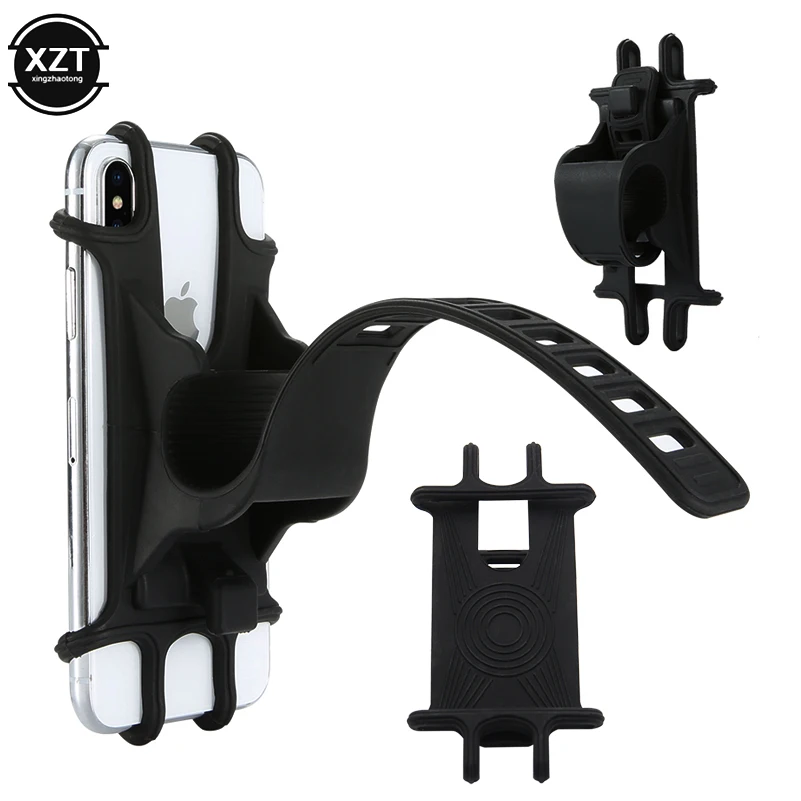 Bicycle Phone Holder For Smart Phone Universal Mobile Cell Phone Holder Bike Handlebar Clip Stand GPS Mount Bracket