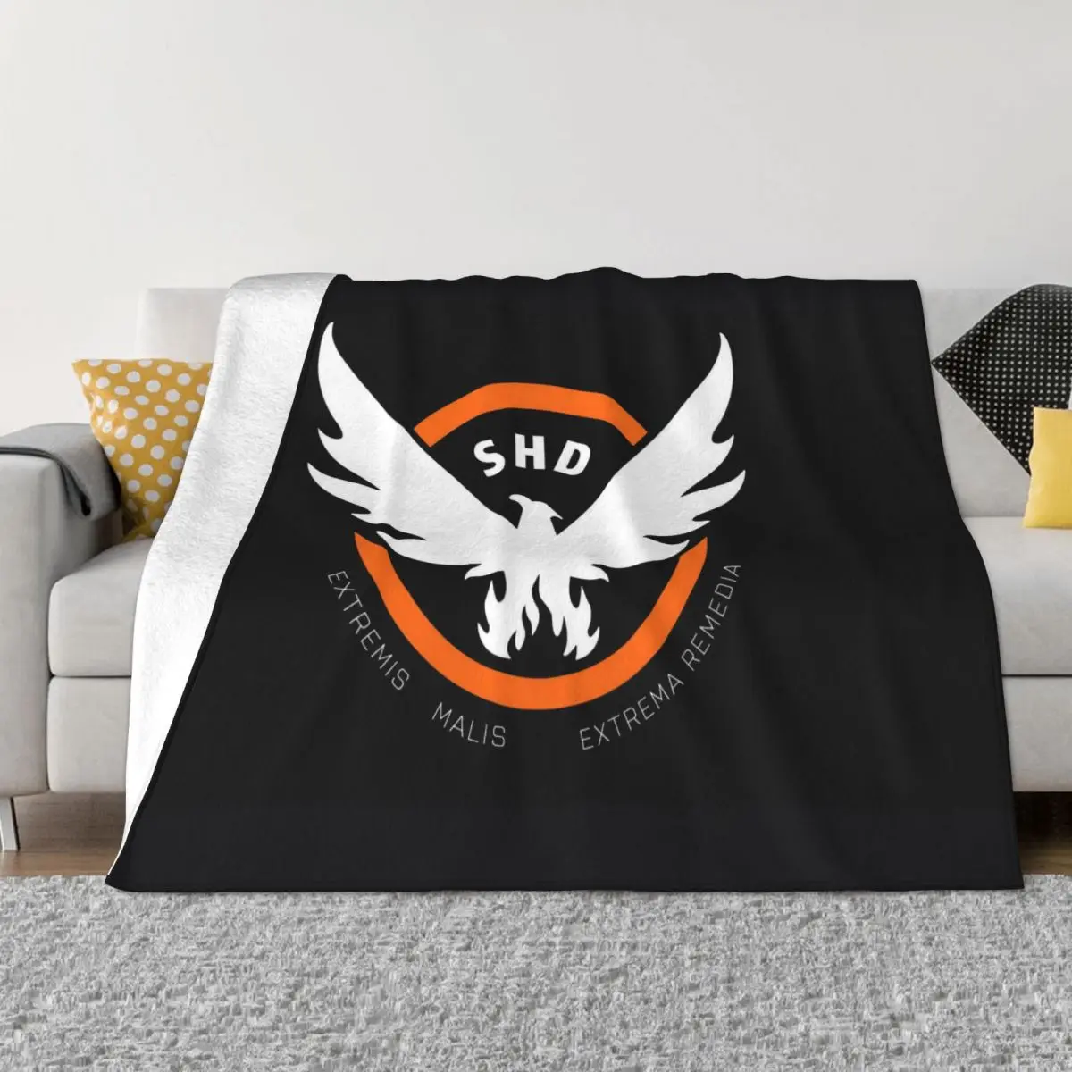 The Division 2 Shd Blanket Fleece Winter Game Lover Breathable Warm Throw Blankets for Sofa Couch Bedding Throws