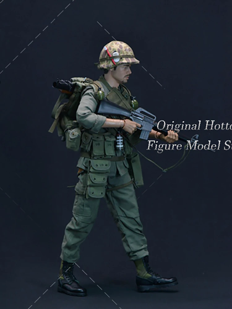 QOM-1045 1/6 Soldier Clothes Set Vietnam War United States Marine Corps in Hue 1968 Costume Fit 12-inches Action Figure Body