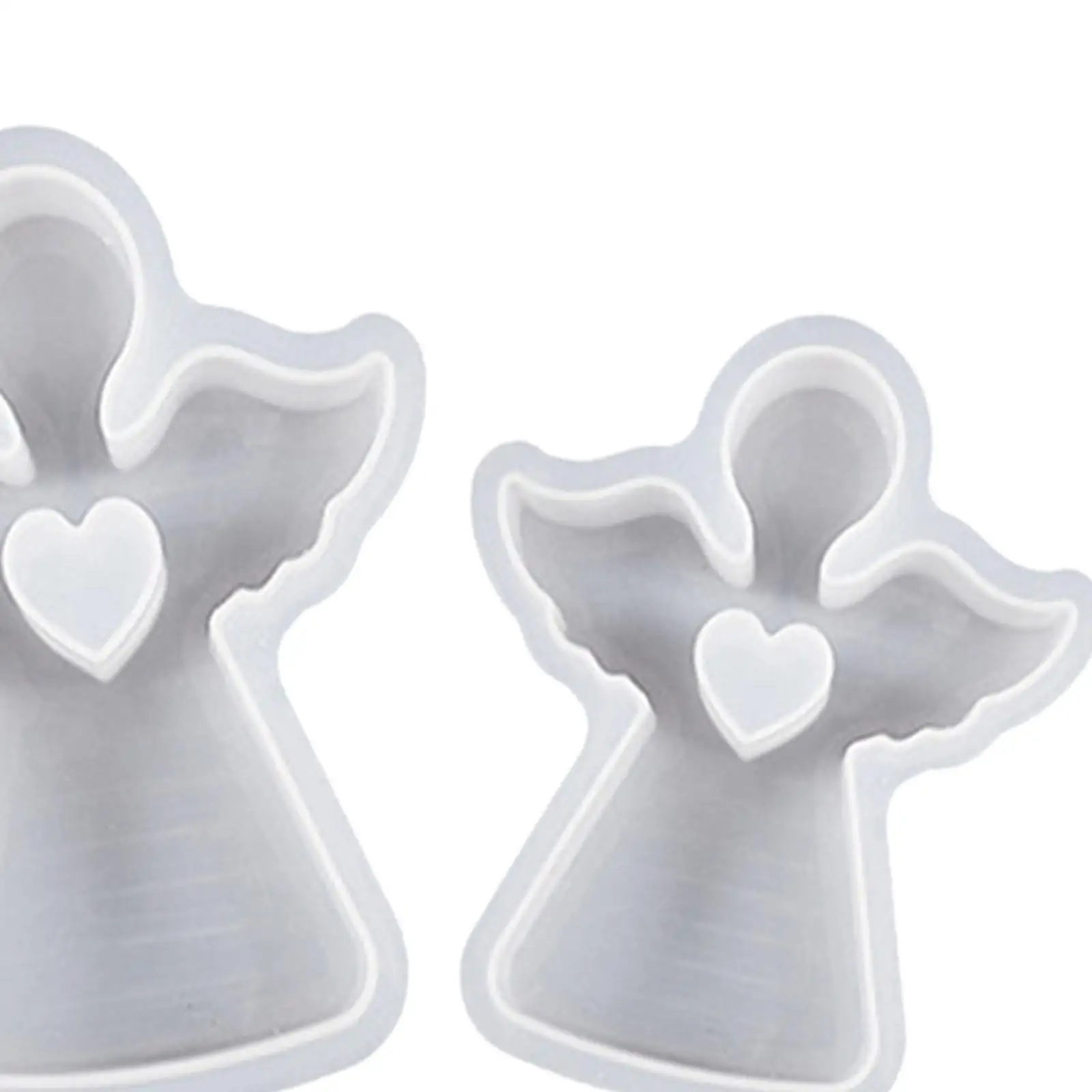Silicone Candle Making Angel Mold Large Size Resin Moulds Sculpture Tool for Easter Home Decorations