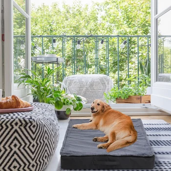 Dog Beds for Large Dogs, Orthopedic Dog Bed for Medium Large Dogs Waterproof Lining, and Non-Slip Bottom, Machine Washable 3