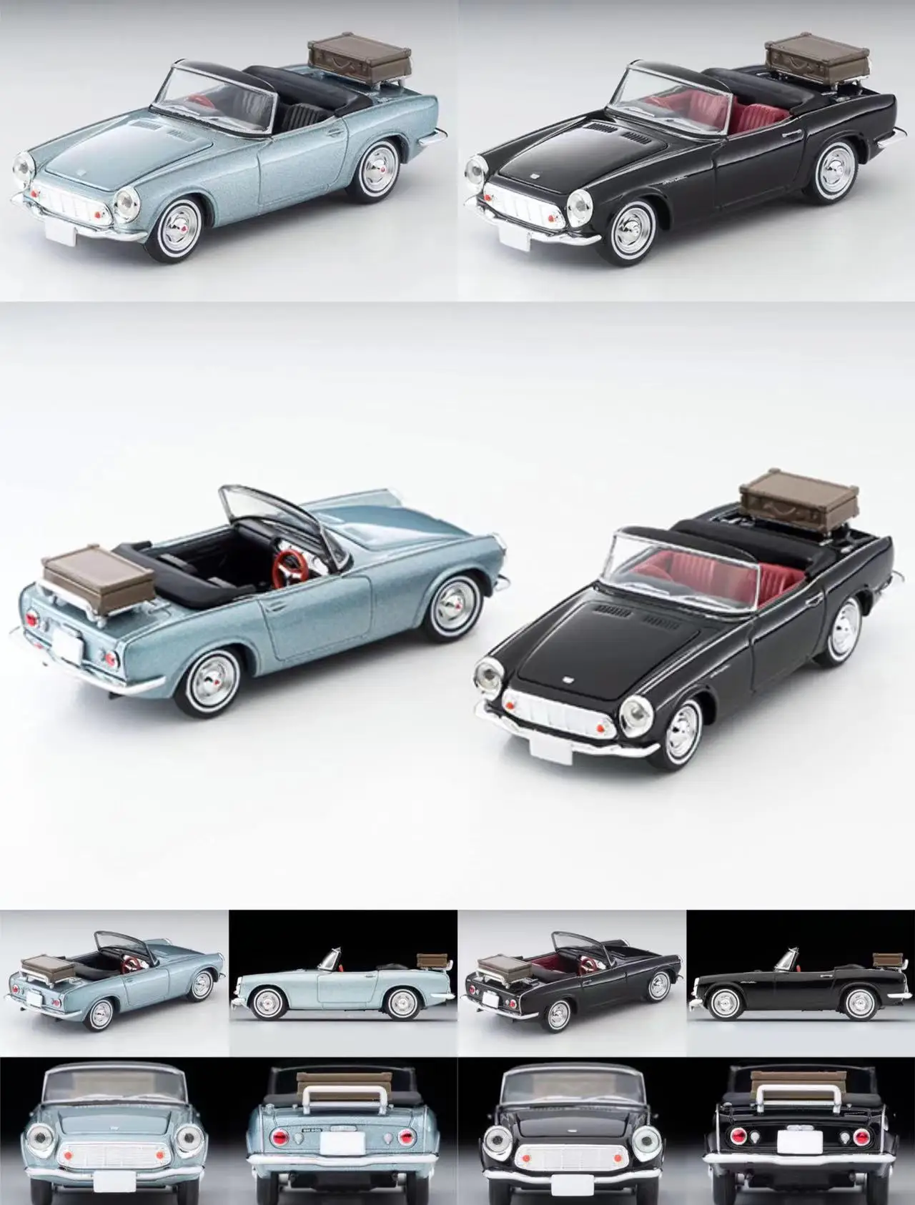 TAKARA TOMY TOMICA 혼다 S600 합금 압축 샤프트 미니어처 모델, 성인 장식, 소년 장난감, 생일 선물, 1:64 TLV LV-199c/d