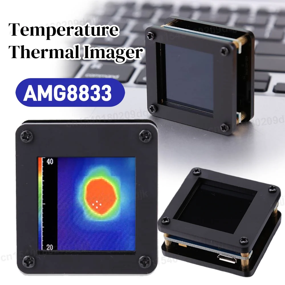 AMG8833 Infrared Thermal Imager Digital Infrared Thermal Imaging Camera -20℃ to 80℃ Temperature Sensor 8*8 Pixel Infrared Imager