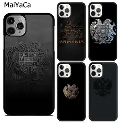 MaiYaCa Armenia coat of arms Flag Phone Case Cover For iPhone 17 Air 16 15 plus 11 12 13 14 pro max shell  coque