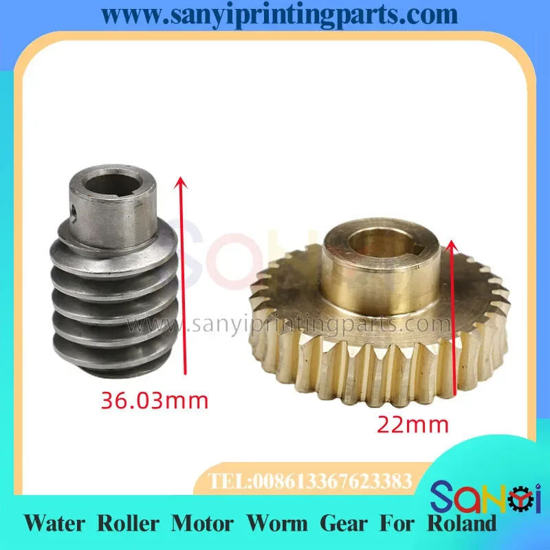 

Лучшее качество, червячная передача двигателя с водяным роликом Manroland 300 для деталей печатной машины Roland