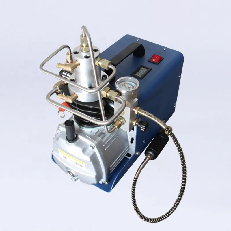 Acecare Auto Inflator High Pressure Super Silence Mini 30Mpa 110V/60HZ Light Weight Compressor Automatic Shutdown Version