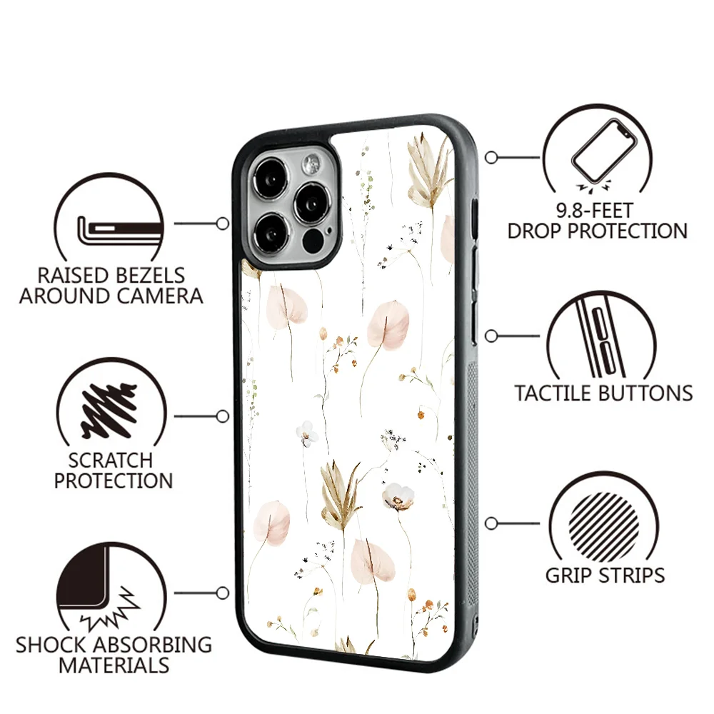 Be Still Psalm Phone Case For IPhone 16 16pro 16plus 16promax Pro Plus Max Mirror Acrylic PC TPU Cover