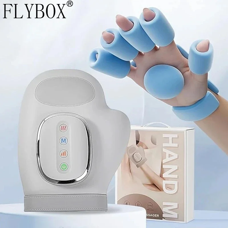 

Newest Portable Electric Hand Massager with Heat Airbag Compression Cordless Glove Massage Fingers Palm Full Wrapped Relaxation