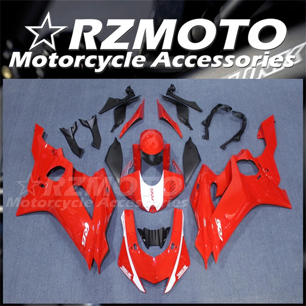 New ABS Motorcycle Fairings Kit Fit For YAMAHA YZF - R6 2017 2018 2019 2020 2021 2022 17 18 19 20 21 22 Bodywork Set Red White