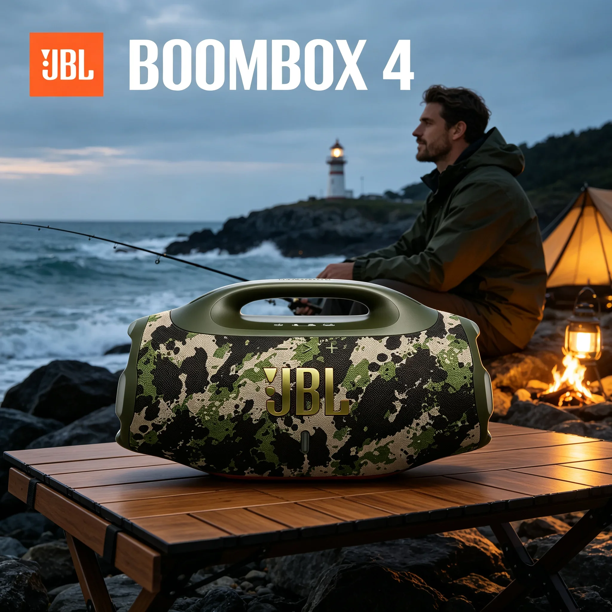 JBL Music God 4th Generation BOOMBOX4 Speaker Handheld Portable High Volume Outdoor Party Waterproof subwoofer