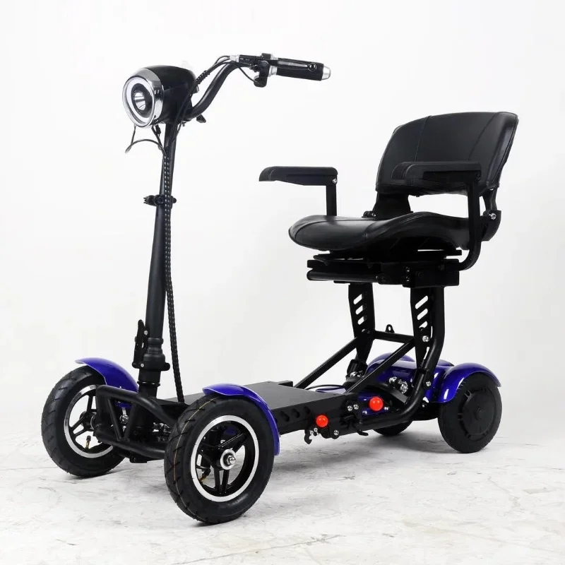 

KSM-905B Foldable Portable 4 Wheels Electric Scooter Lightweight Disabled Mobility Scooter for Elderly