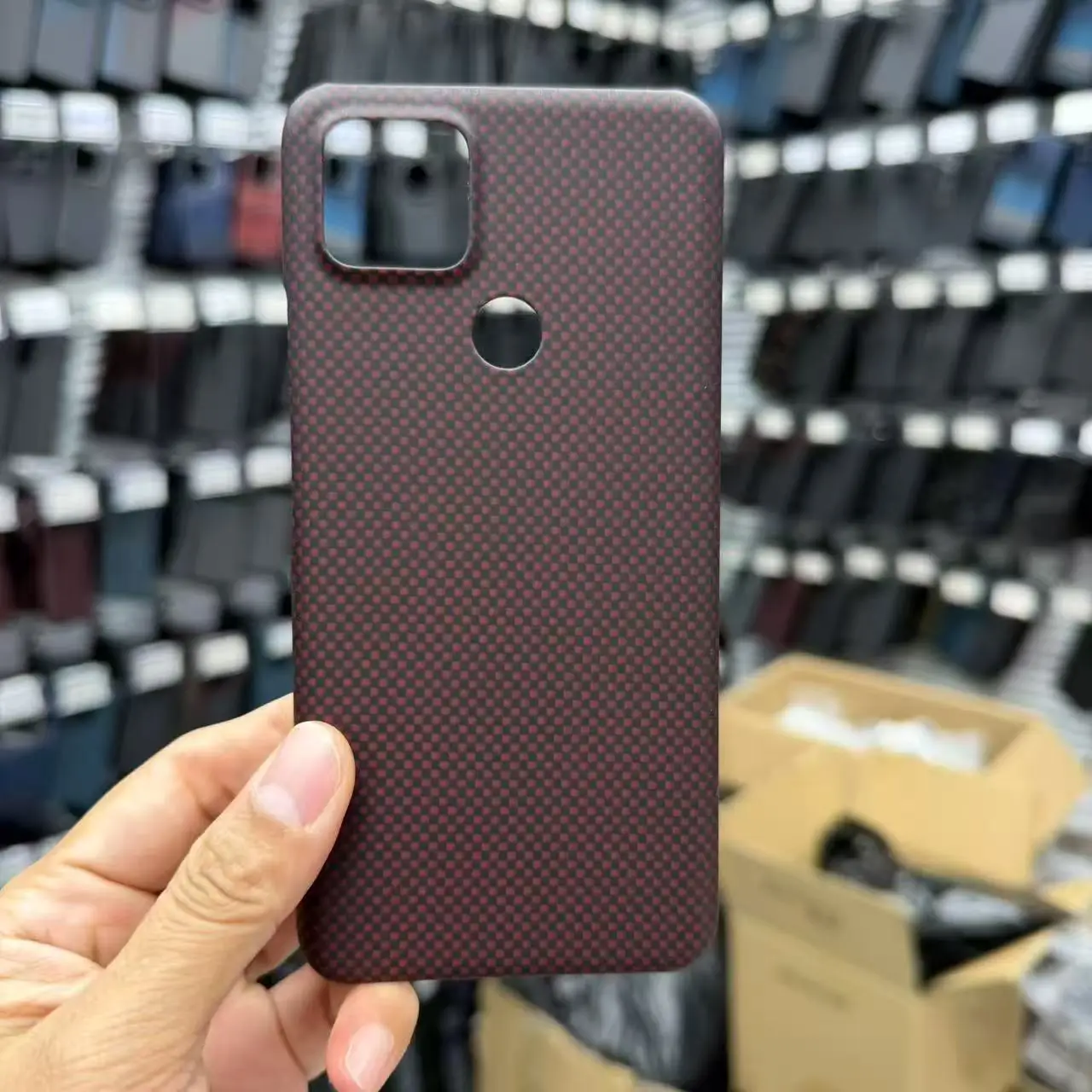 AKATIP For Google 4A 5g Aramid Fibre Slim Case 4A Carbon Fibre Protective Cover Drop-proof and Shock-resi