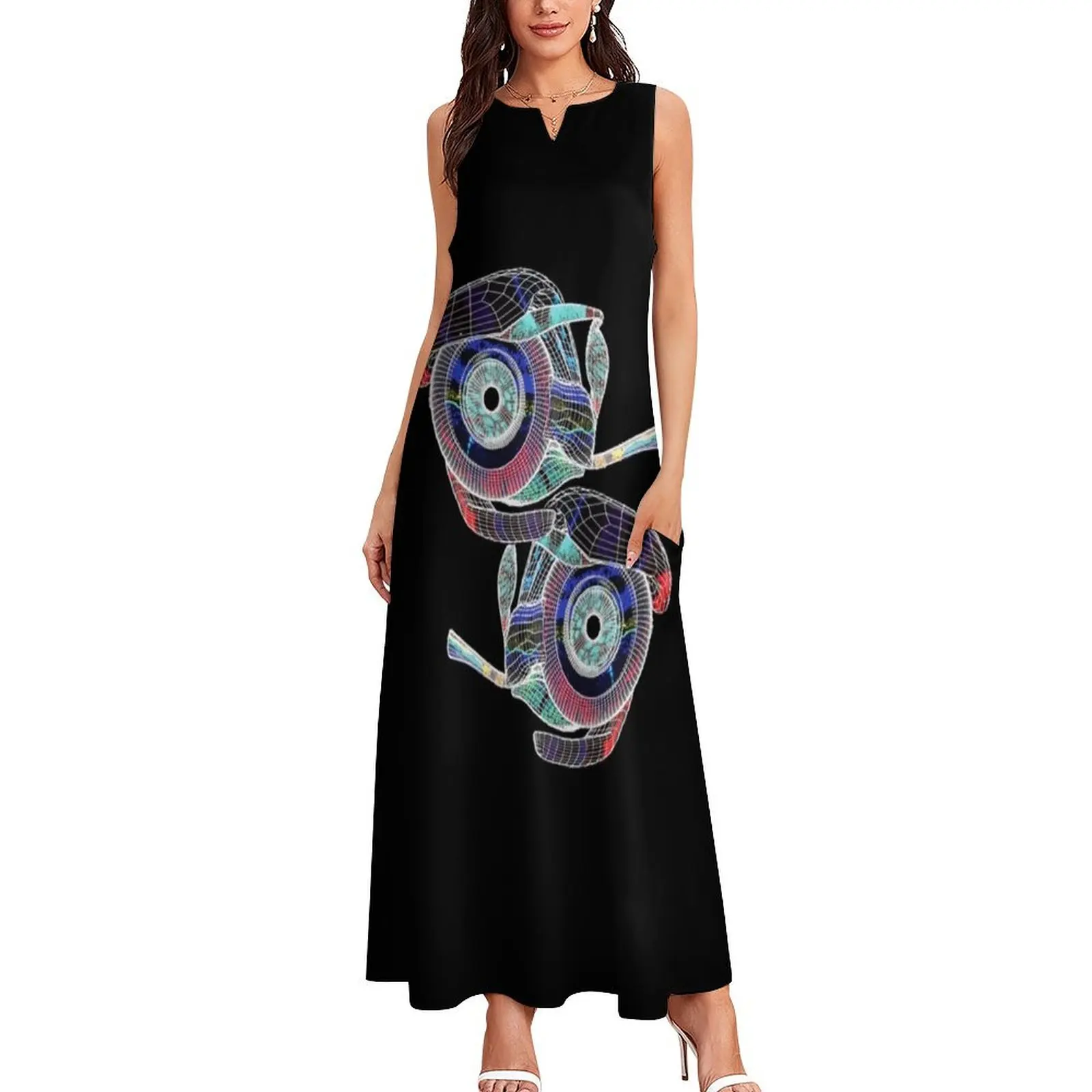 Eyes: Human reference atlas collection Long Dress long sleeve dresses Women