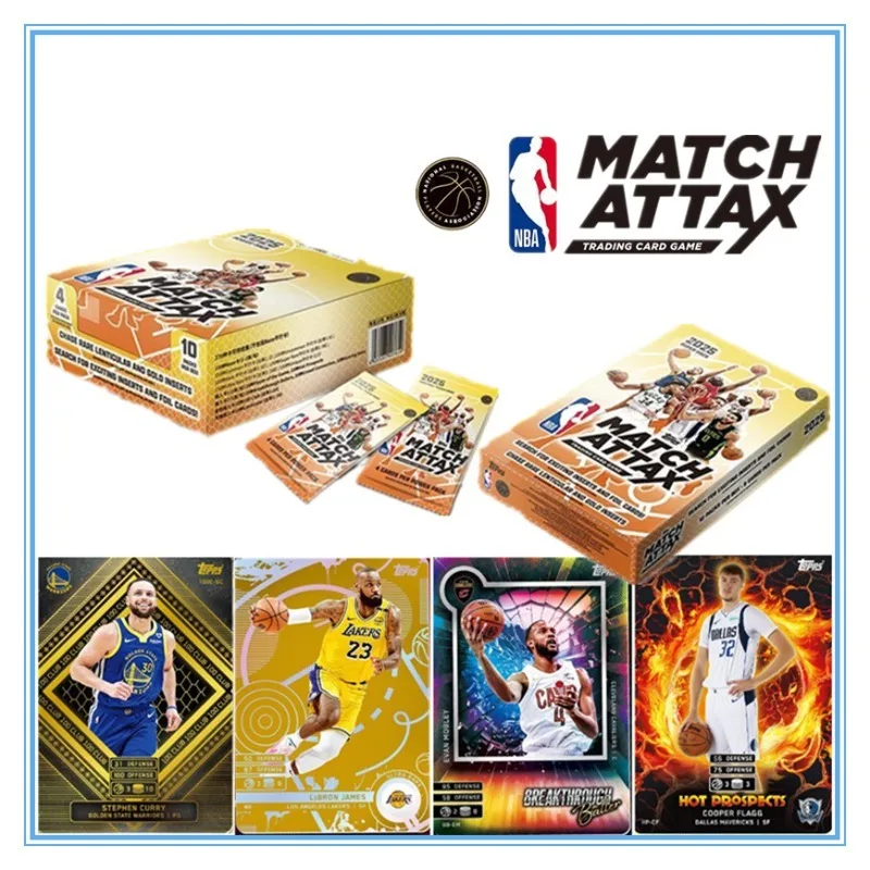 KAYOU NBA Star Card NBA MATCH ATTAX Tarjeta de partido de baloncesto Paquete de superpoderes Paquete de energía Tarjeta de colección rara Regalo del festival