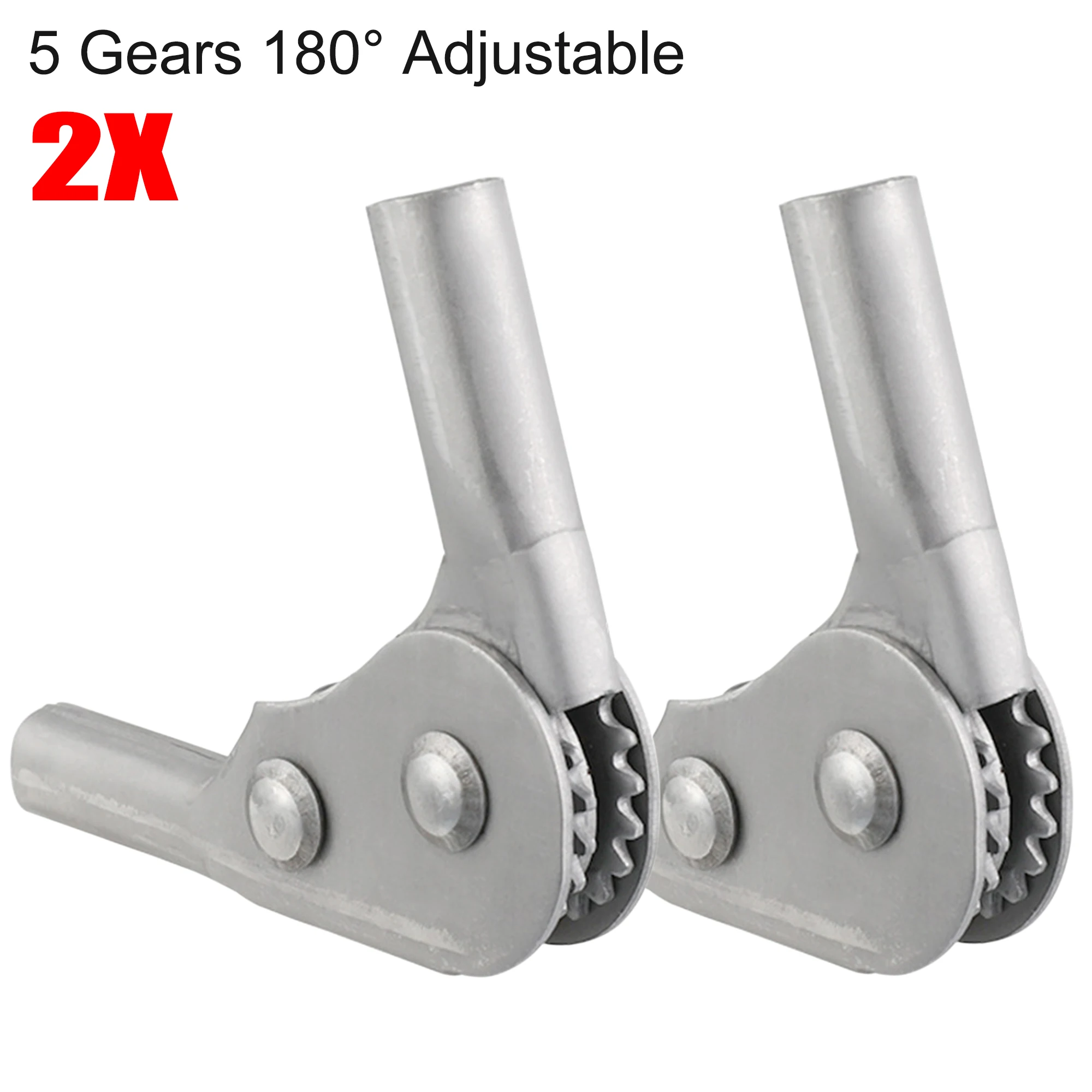 2PCS Lazy Sofa Recliner Backrest Adjuster Hinges Fully Hardened with Rubber Pads Japanese Style Buckle Hinge for Beach Chair