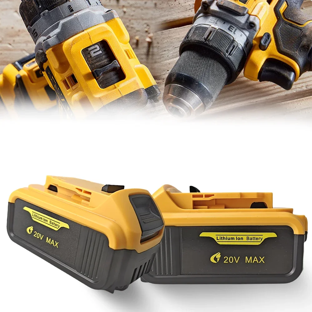 Аккумулятор DCB200 20 в 6000 мАч, совместимый с электроинструментами dewalt, перезаряжаемый Электрический инструмент, литиевые батареи 20 в 18 в