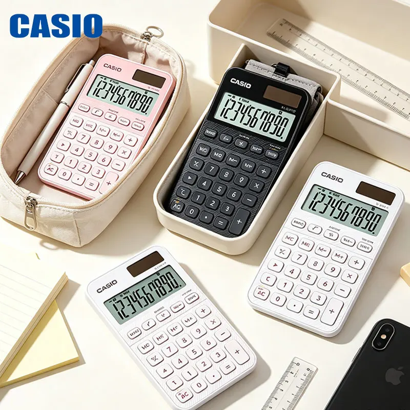 Casio SL-310YC /MS-20YC Card-shaped Ultra-Thin Portable Pocket Cute Style Small Computer for Students' Exams and Office Use