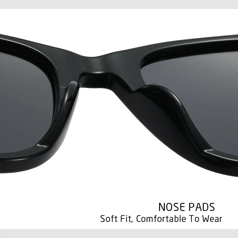 CRIXALIS Polarisierte Sonnenbrille für Damen, Sonnenbrille für Herren, 80er-Jahre-Retro-Stil, quadratisch, UV400 – Detail 6