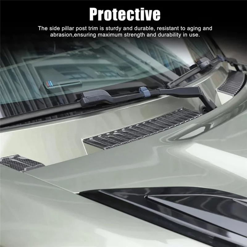 

A05U-Windshield Rain Gutter Panel Trim For Land Rover Defender 2020-2025 Car Accessories