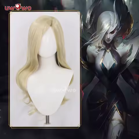 PRE SALE UWOWO Morgana Cosplay Wig League of Legends/LOL Coven Morgana Cosplay Wig Long Hair Yellow Hair 90CM
