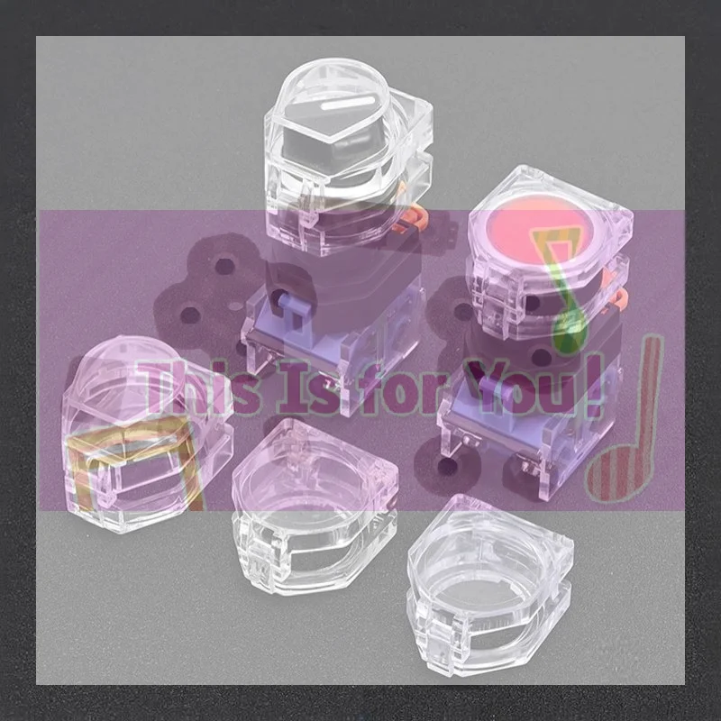 【MA】22mm Button Protective Dustproof Cover Guide Rail Mounting Bracket For Indicator Emergency Stop Switch