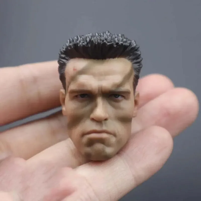 Cabeza de hombre duro americano a escala 1/6, modelo playado de cabeza de hombre musculoso para colección de figuras de acción de soldado masculino de 12 pulgadas, Juguetes DIY