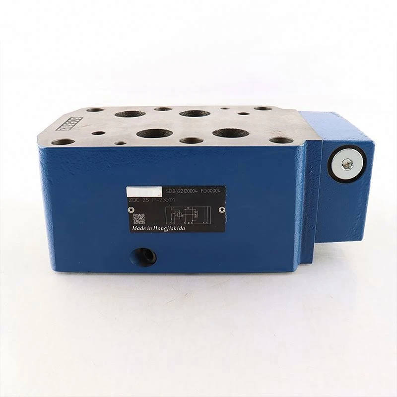 Przepływ do 325 l/min Średnica 10, 16, 25 Ciśnienie do 35 MPa ZDC 25 Typ P-2X nałożony kompensator ciśnienia przepustnicy wlotowej