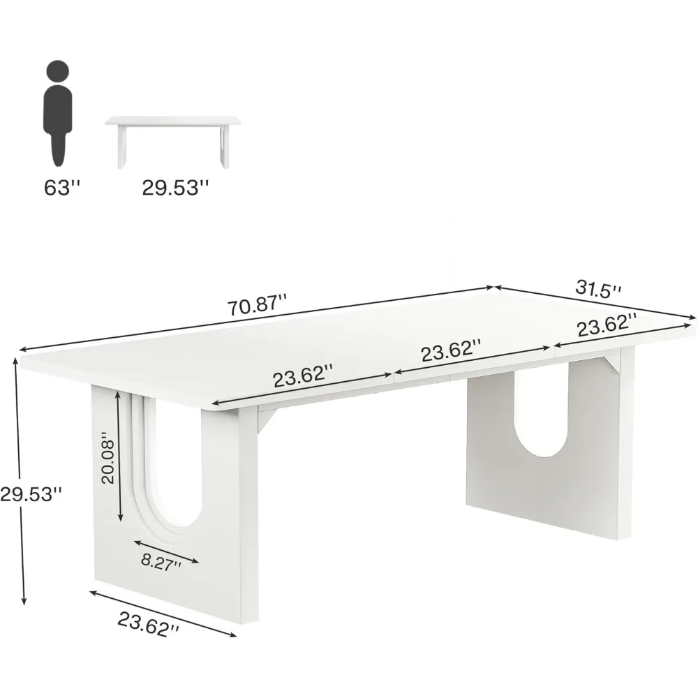 Modern Executive Desk, 70.9