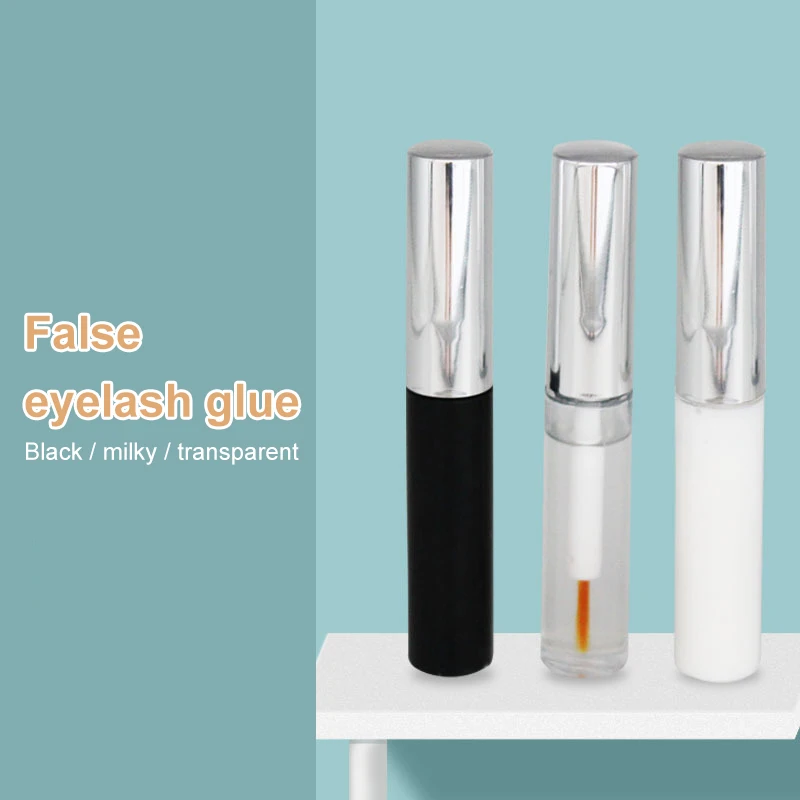 False Eyelash Glue 3 Colors Waterproof Lashes Adhesive Glue Strong Quick Drying Fake Lashes Glue Makeup Mink Eyelashes Adhesive