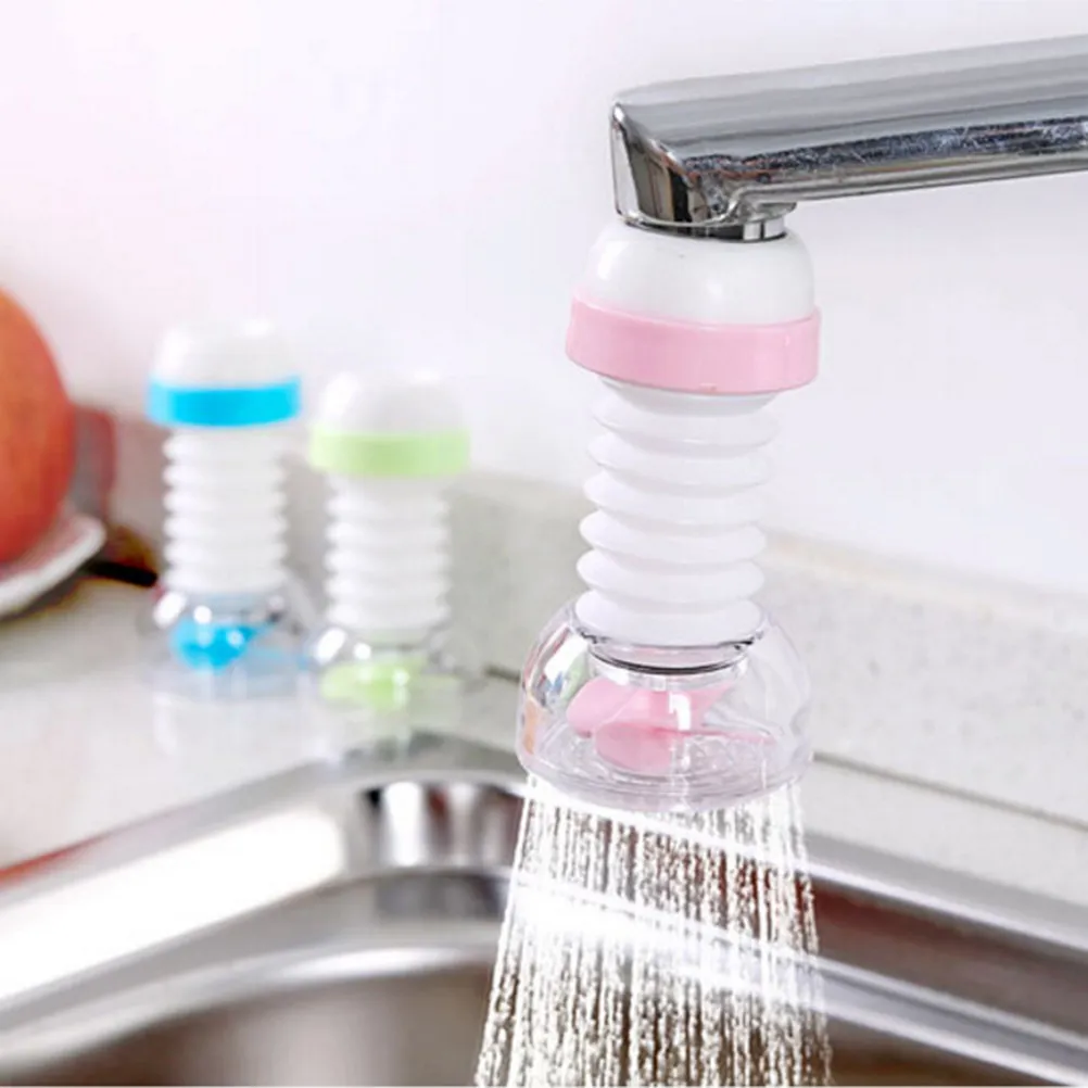 Adjustable 360° Rotating Faucet Sprayer Water Tap Filter Head Kitchen Accessory Multi Directional Spray Durable Pp Pvc Material