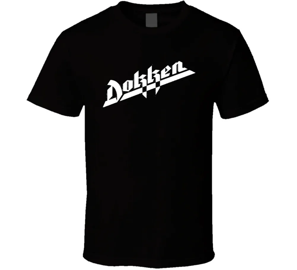 

Металлическая футболка Dokken Music Rock 80S